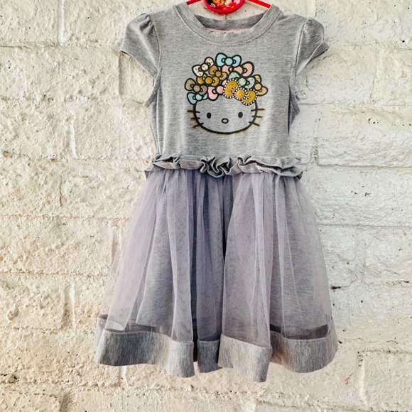 Hello Kitty 🌻 Size 3 🌻 Toddler Little Girl Graphic-Print Dress AUTH 🌻 - Picture 3 of 9